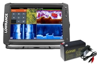 Lowrance Echolot Elite-12 Ti TotalScan sonda baterie+nabíječka