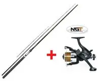 NGT Prut Feeder Max Medium 3m/75gr + naviják Carp Runner EG40 ZDARMA
